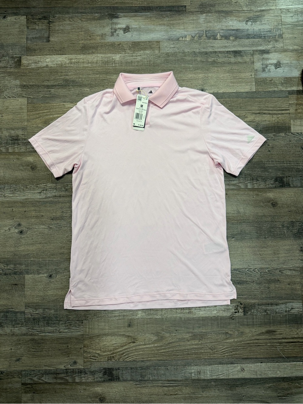 Adidas Ultimate365 Tour Nylon Polo Shirt in Clear Pink KA7975